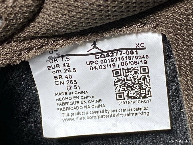 OG 1 Mocha Low SP x CQ4277-001 Dark Scott Air Jordan Travis 0613
